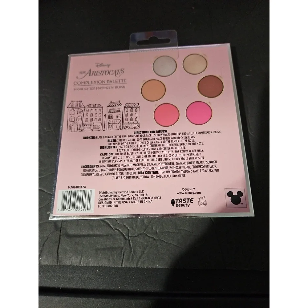 Taste Beauty Disneys The Aristocats Complexion‎ Palette New